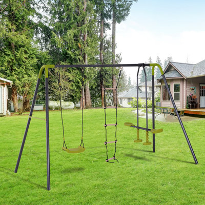 100 Lbs and Up Capacity Swing Sets You ll Love Wayfair Canada